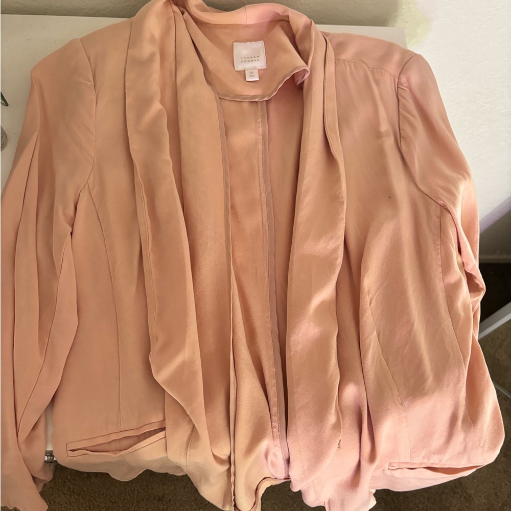 Peach color cardigan
